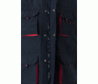 205902.CHALECO ACOLCHADO BICOLOR AZUL NAVY/ROJO 2XL