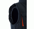 205902.CHALECO ACOLCHADO BICOLOR AZUL NAVY/NARANJA 2XL