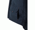 205902.CHALECO ACOLCHADO BICOLOR AZUL NAVY/NARANJA 2XL