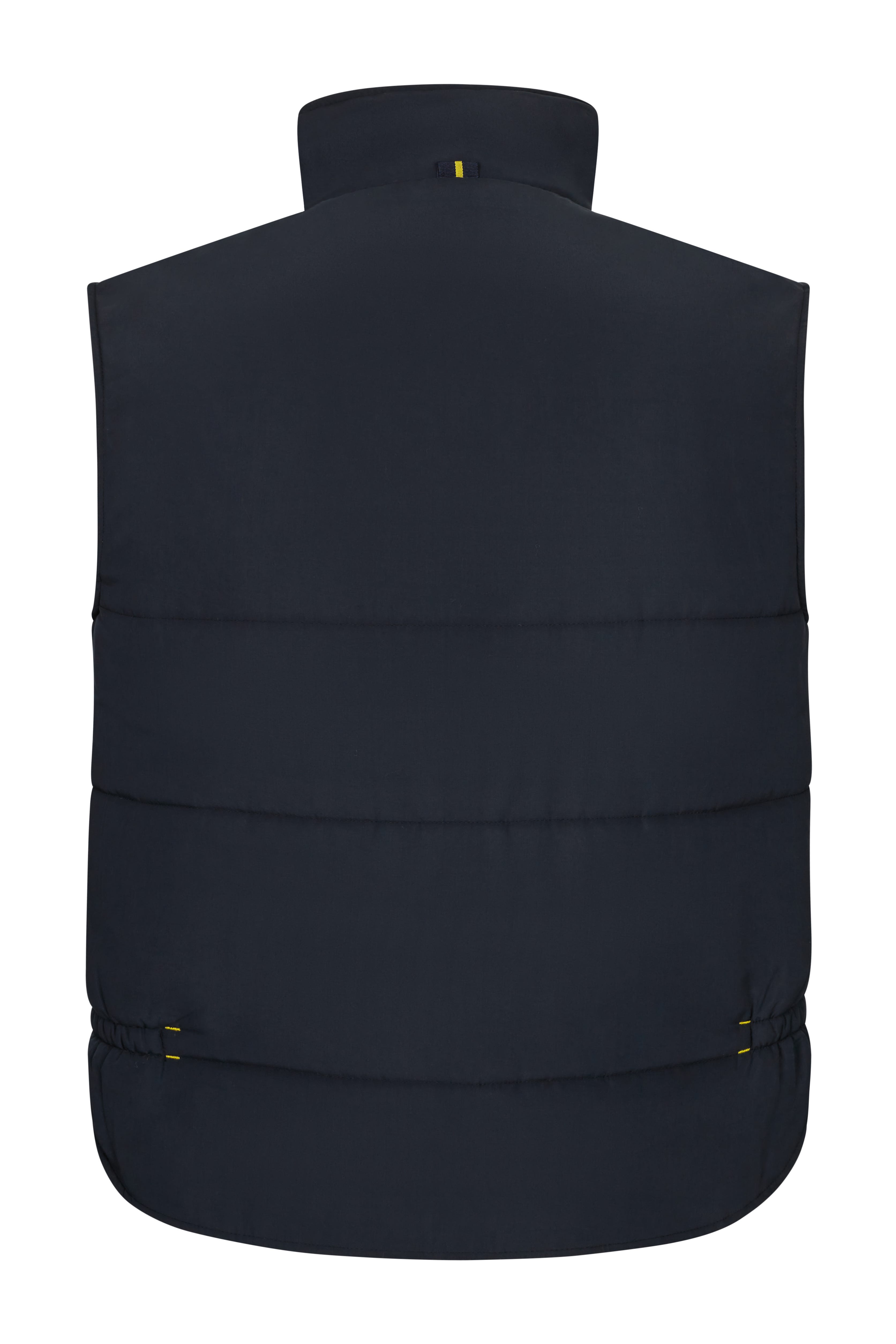 205902.CHALECO ACOLCHADO BICOLOR AZUL NAVY/AMARILLO S