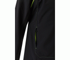 206001.SOFT SHELL BICOLOR NEGRO/AMARILLO FLÚOR 2XL