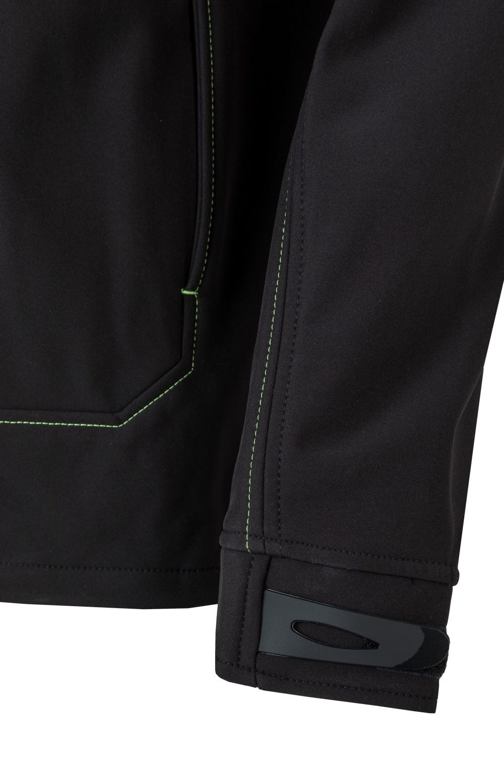 206001.SOFT SHELL BICOLOR NEGRO/AMARILLO FLÚOR 2XL