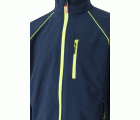 206001.SOFT SHELL BICOLOR AZUL MARINO/AMARILLO FLÚOR 2XL