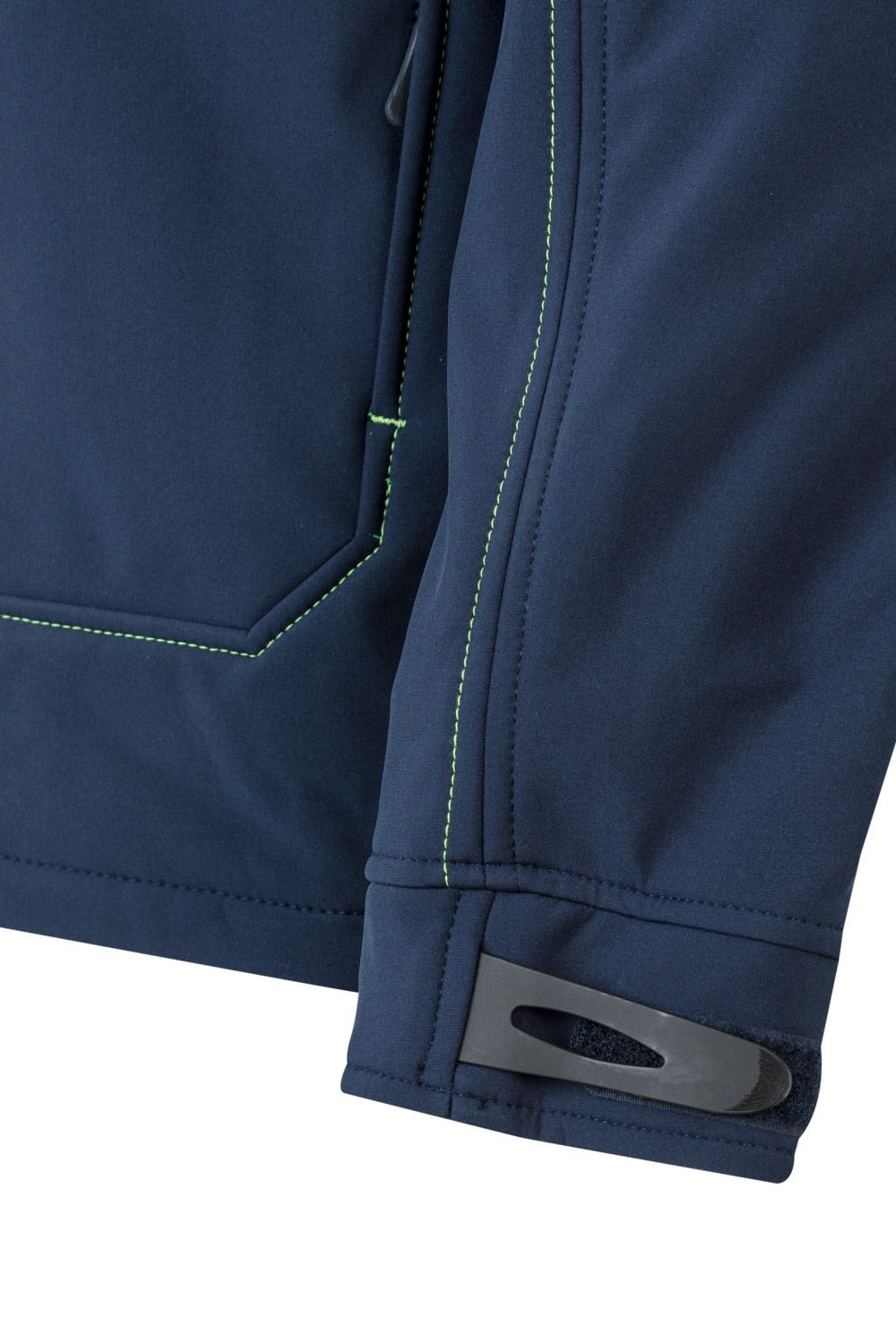 206001.SOFT SHELL BICOLOR AZUL MARINO/AMARILLO FLÚOR 2XL