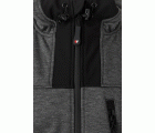 206007.SOFT SHELL BICOLOR CAPUCHA GRIS OSCURO JASPEADO/NEGRO 2XL