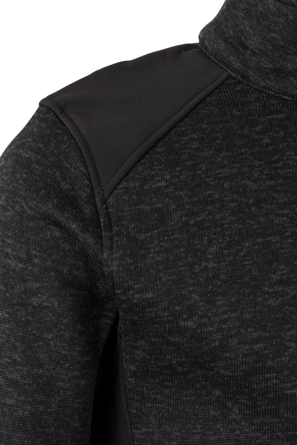 206008.CHAQUETA PUNTO AFELPADO NEGRO/NEGRO 2XL