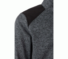 206008.CHAQUETA PUNTO AFELPADO GRIS/NEGRO 2XL