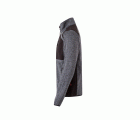 206008.CHAQUETA PUNTO AFELPADO GRIS/NEGRO 2XL