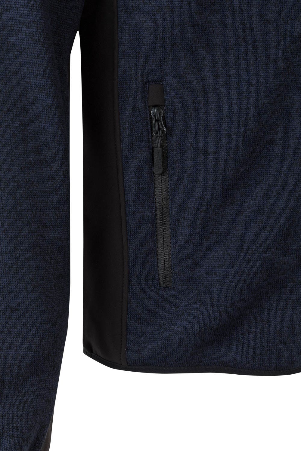 206008.CHAQUETA PUNTO AFELPADO AZUL NAVY/NEGRO 2XL