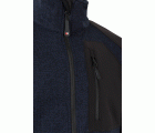 206008.CHAQUETA PUNTO AFELPADO AZUL NAVY/NEGRO 2XL