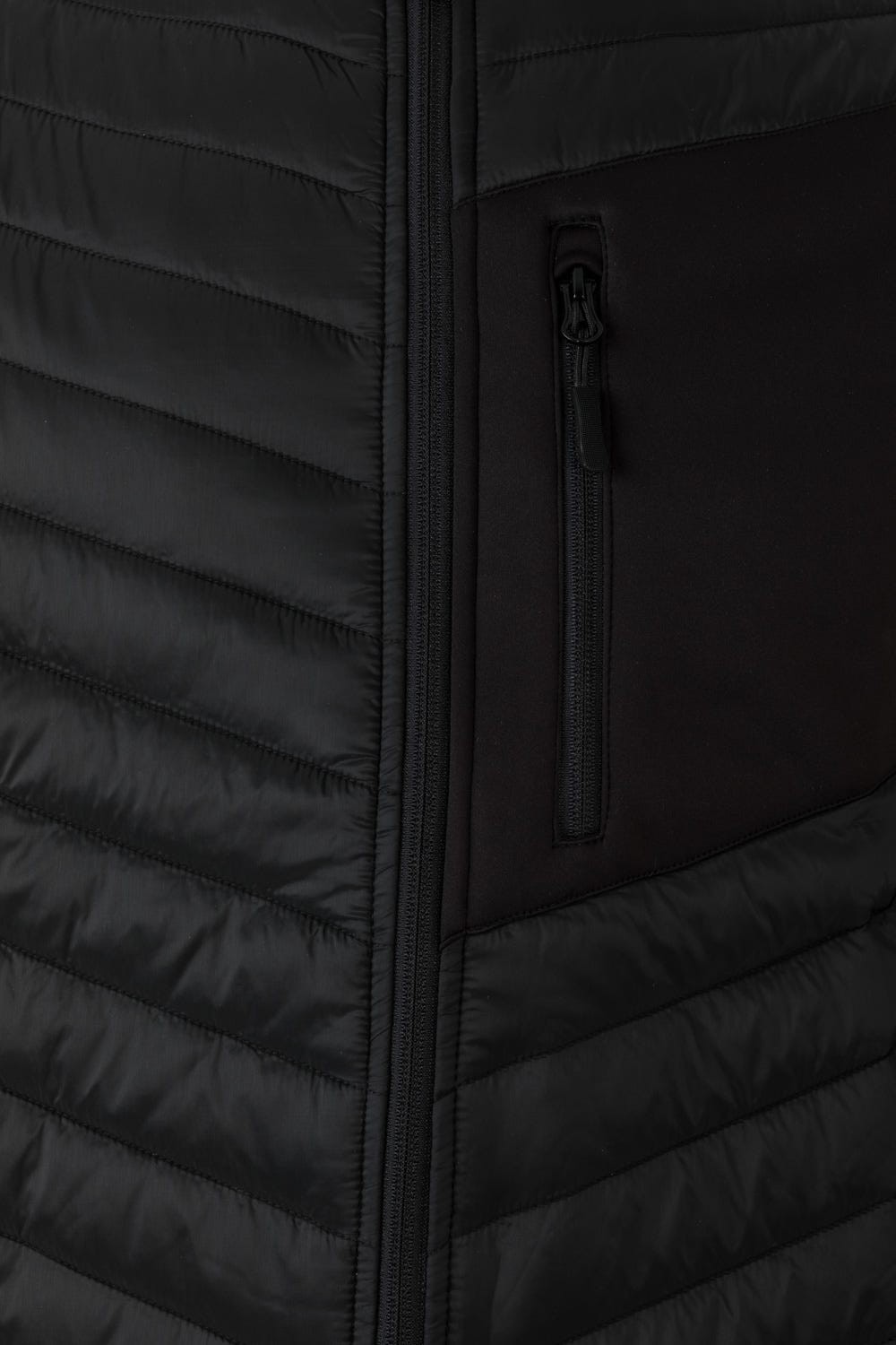 206009.CHAQUETA ACOLCHADA LIGERA NEGRO/NEGRO 2XL