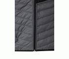 206009.CHAQUETA ACOLCHADA LIGERA GRIS/NEGRO 2XL