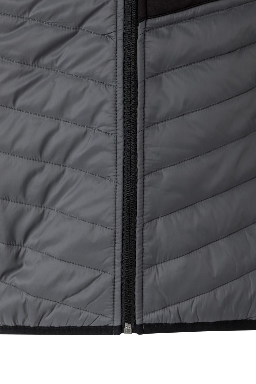 206009.CHAQUETA ACOLCHADA LIGERA GRIS/NEGRO 2XL