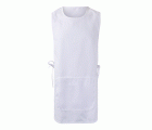 254201.DELANTAL REVERSIBLE BLANCO U