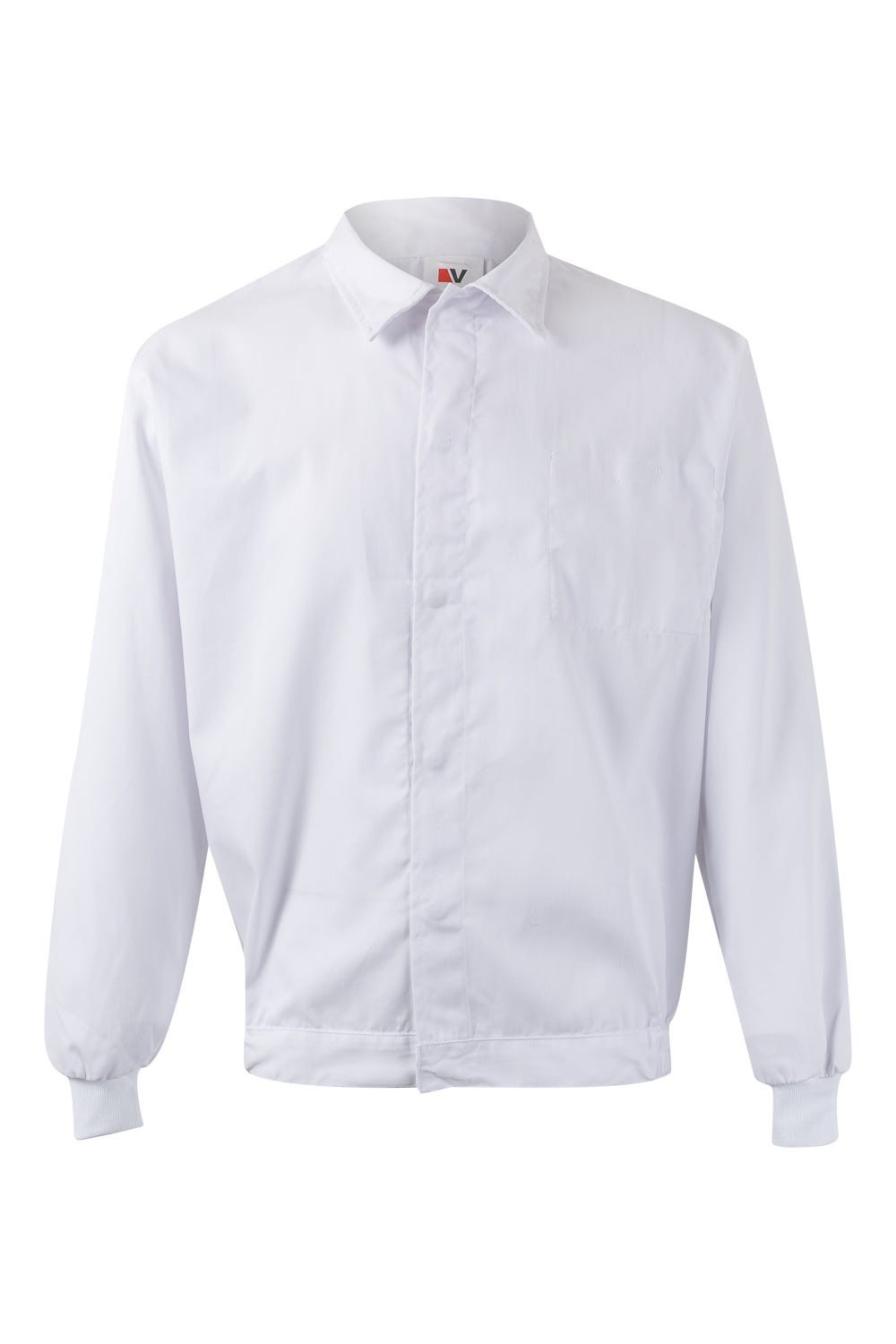 256001.CAZADORA AUTOMÁTICOS BLANCO 2XL