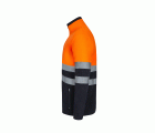301503.CHAQUETA POLAR BICOLOR AV AZUL MARINO/NARANJA FLÚOR S