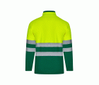 301503.CHAQUETA POLAR BICOLOR AV VERDE/AMARILLO FLÚOR S
