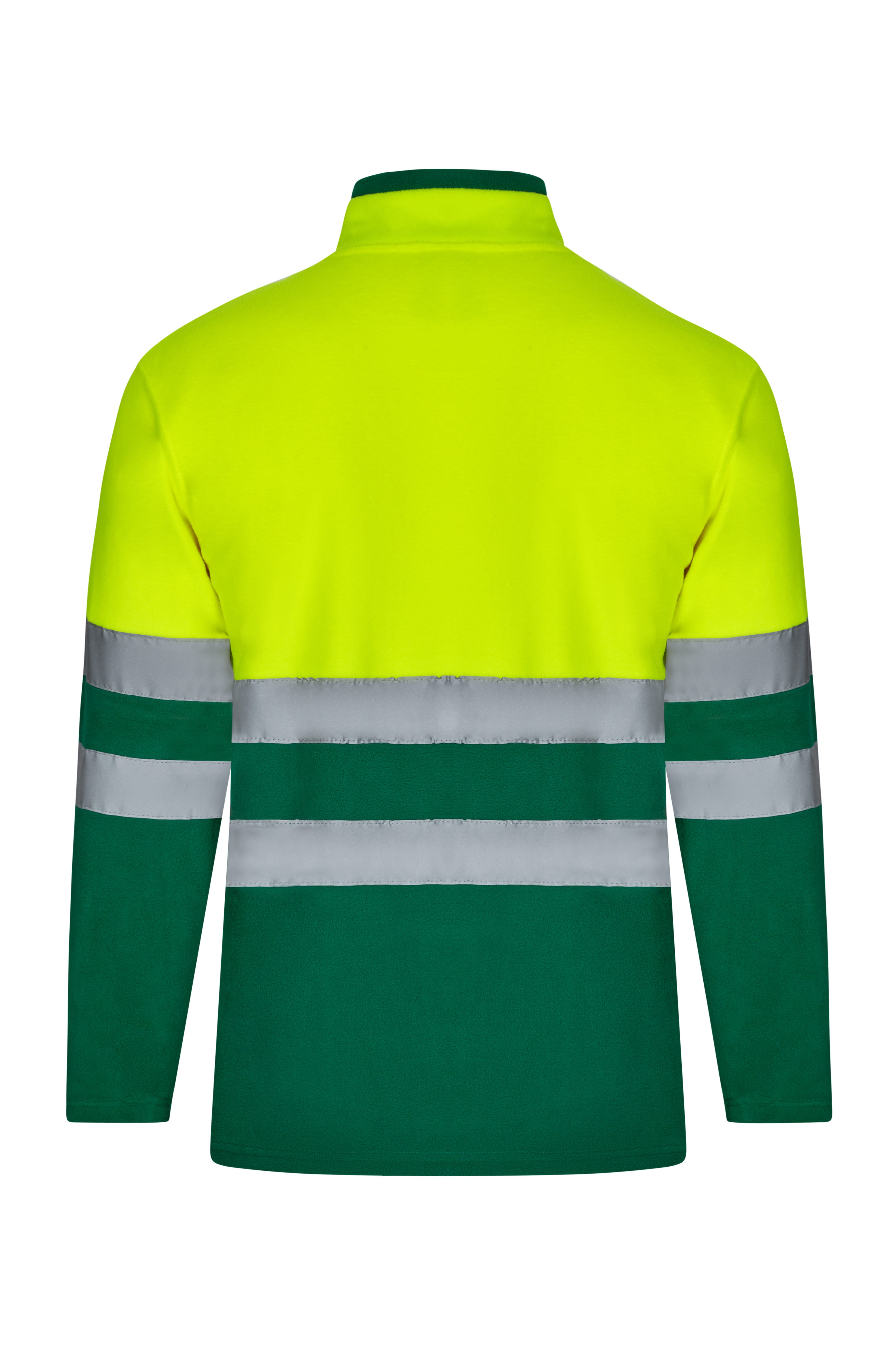 301503.CHAQUETA POLAR BICOLOR AV VERDE/AMARILLO FLÚOR S