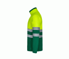 301503.CHAQUETA POLAR BICOLOR AV VERDE/AMARILLO FLÚOR S