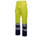 303001.PANTALÓN BICOLOR AV AZUL MARINO/AMARILLO FLÚOR 2XL
