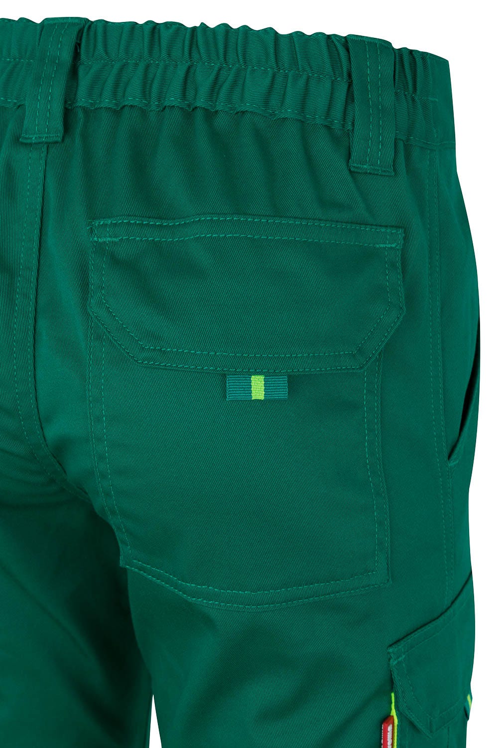 303002S.PANTALÓN STRETCH BICOLOR AV VERDE/AMARILLO FLÚOR 2XL