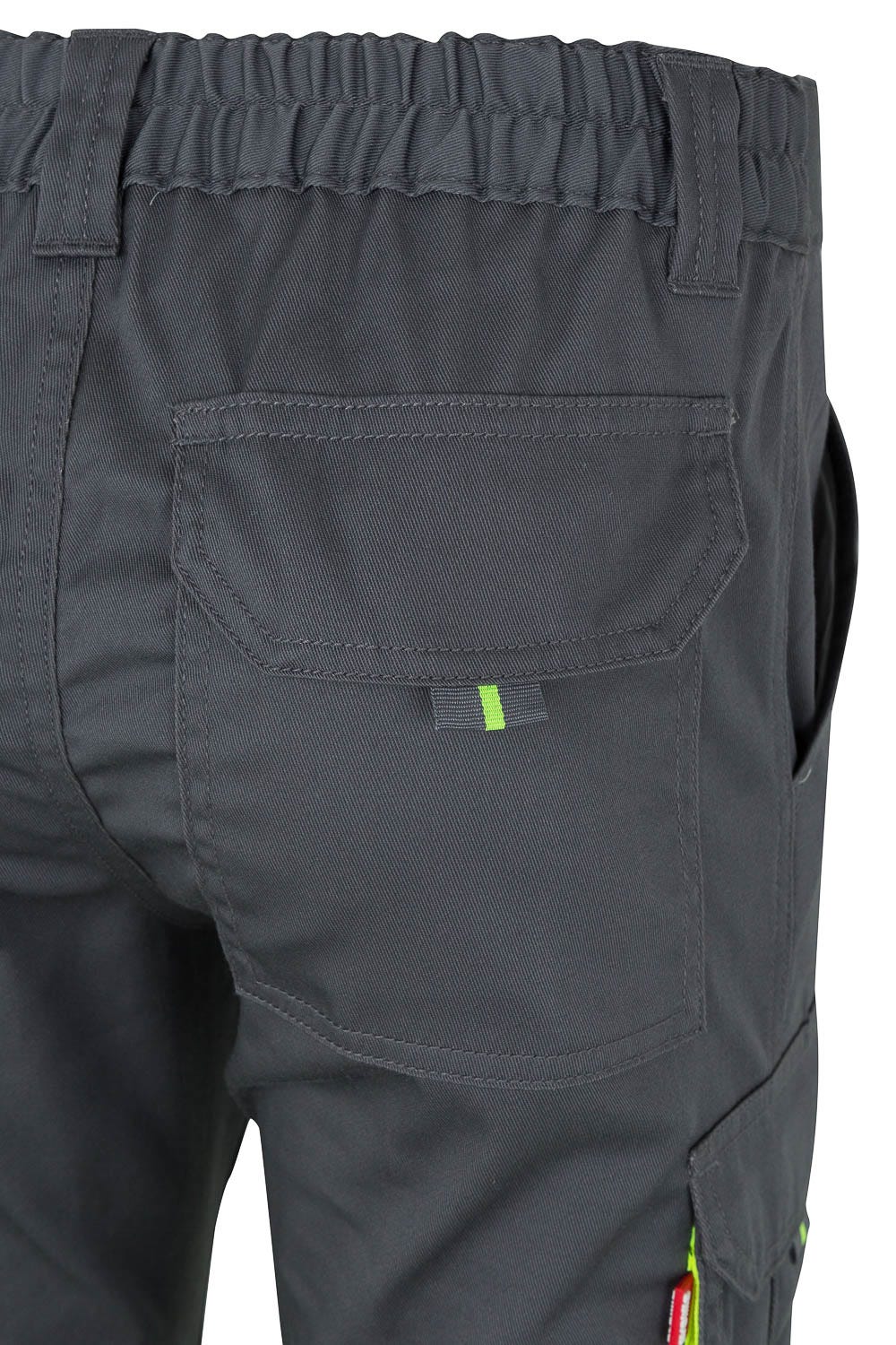 303002S.PANTALÓN STRETCH BICOLOR AV GRIS/AMARILLO FLÚOR 2XL