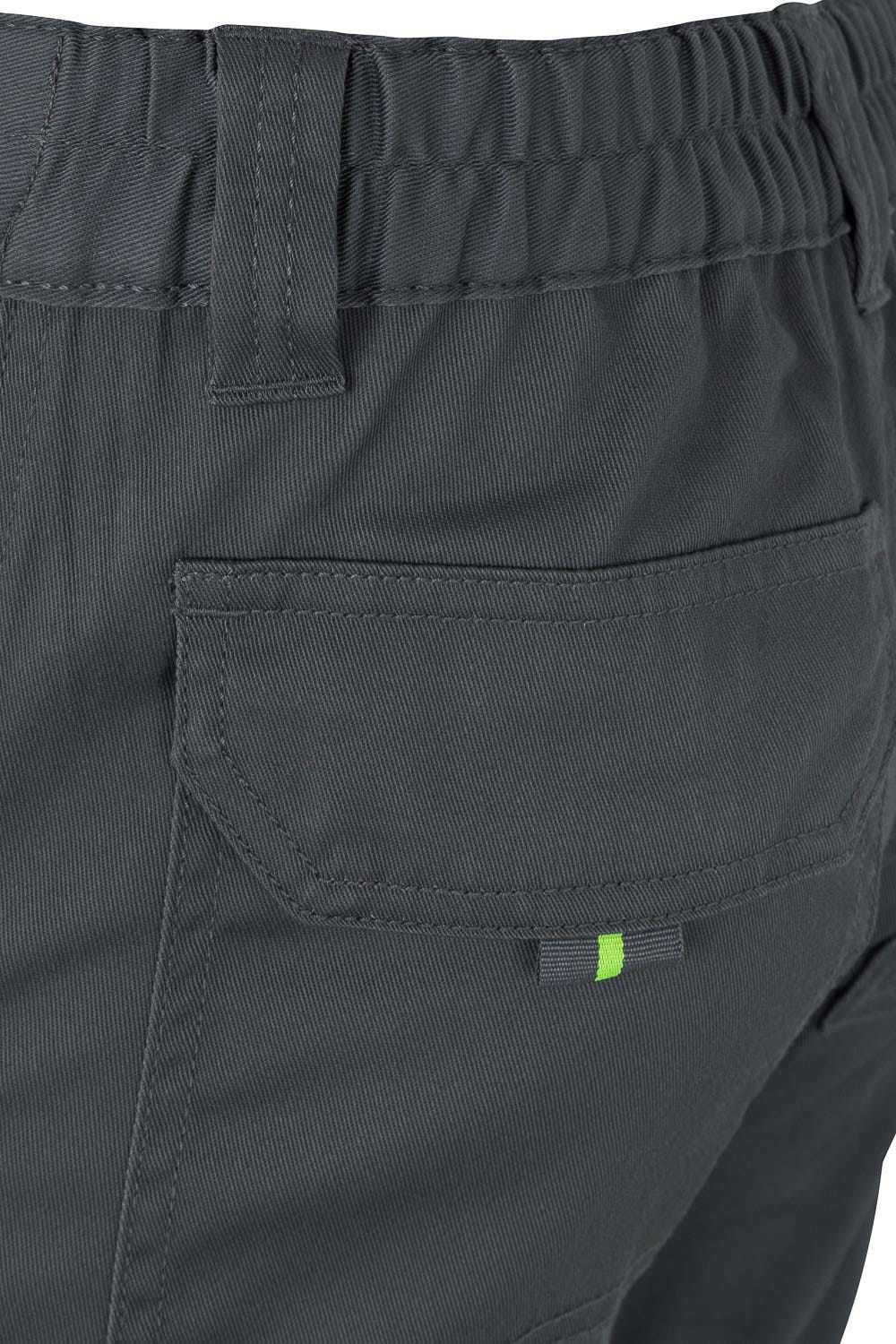 303002S.PANTALÓN STRETCH BICOLOR AV GRIS/AMARILLO FLÚOR 2XL