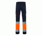 303002S.PANTALÓN STRETCH BICOLOR AV AZUL NAVY/NARANJA FLÚOR 2XL