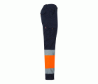 303002S.PANTALÓN STRETCH BICOLOR AV AZUL NAVY/NARANJA FLÚOR 2XL