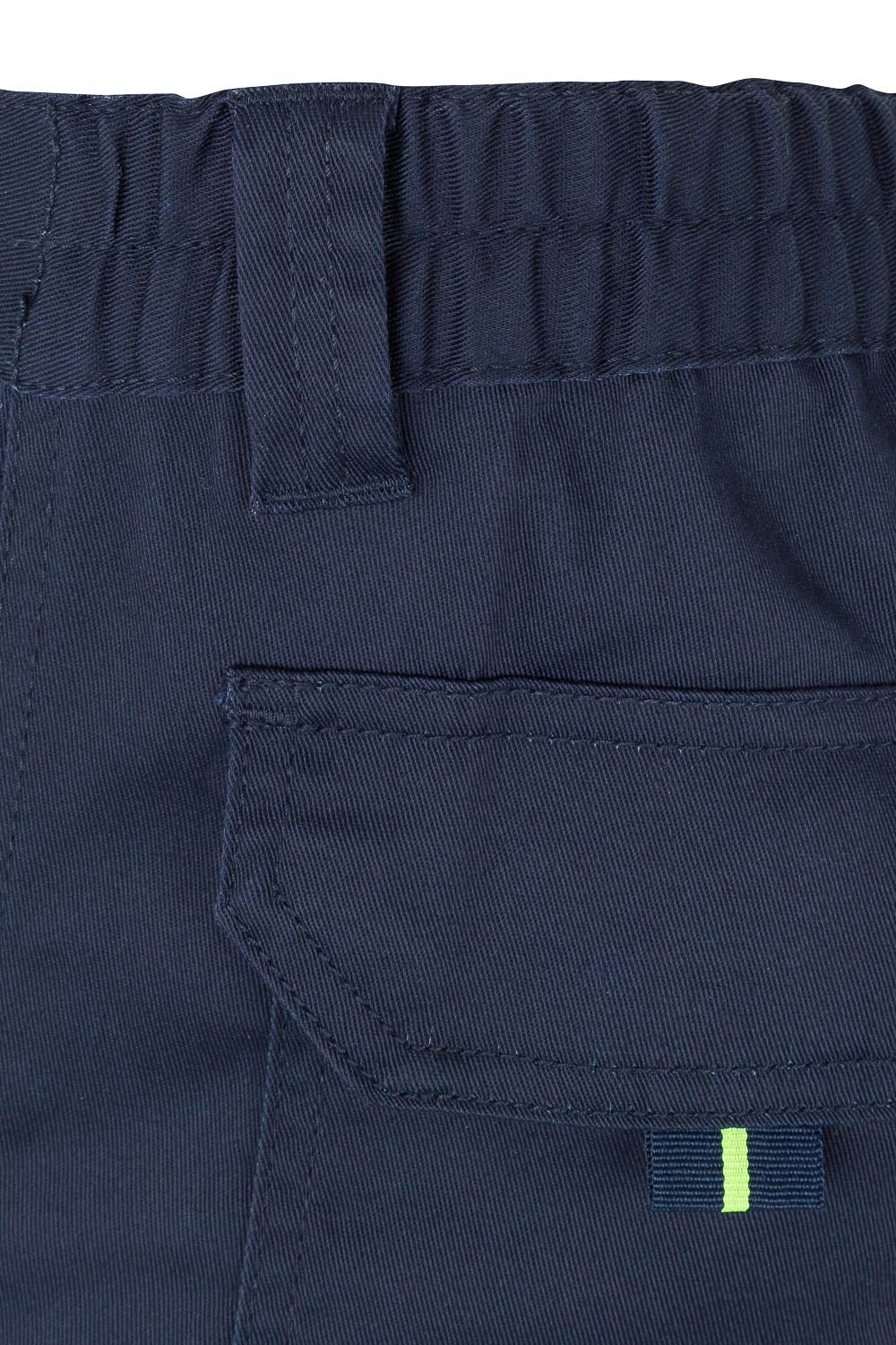 303002S.PANTALÓN STRETCH BICOLOR AV AZUL NAVY/AMARILLO FLÚOR 2XL