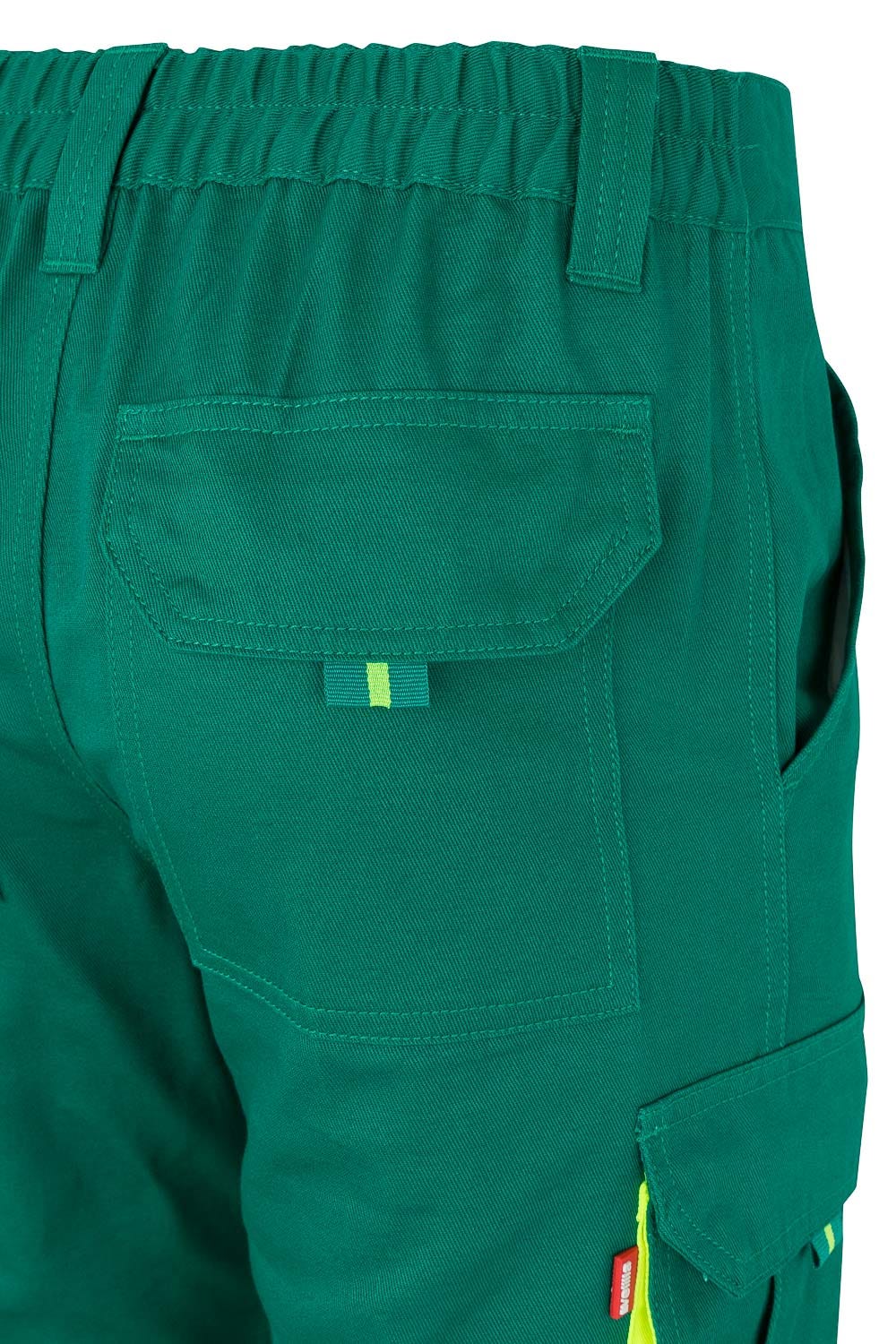 303007.PANTALÓN 100% ALGODÓN AV VERDE/AMARILLO FLÚOR 2XL