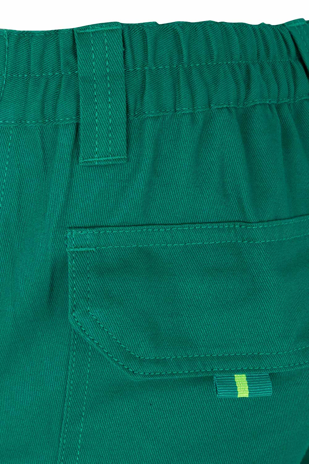 303007.PANTALÓN 100% ALGODÓN AV VERDE/AMARILLO FLÚOR 2XL