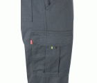 303007.PANTALÓN 100% ALGODÓN AV GRIS/AMARILLO FLÚOR 2XL
