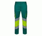303008S.PANTALÓN STRETCH BICOLOR AV RS VERDE/AMARILLO FLÚOR S