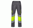 303008S.PANTALÓN STRETCH BICOLOR AV RS GRIS/AMARILLO FLÚOR S