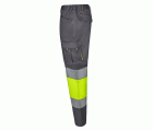 303008S.PANTALÓN STRETCH BICOLOR AV RS GRIS/AMARILLO FLÚOR S