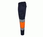303008S.PANTALÓN STRETCH BICOLOR AV RS AZUL NAVY/NARANJA FLÚOR S