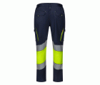 303008S.PANTALÓN STRETCH BICOLOR AV RS AZUL NAVY/AMARILLO FLÚOR S