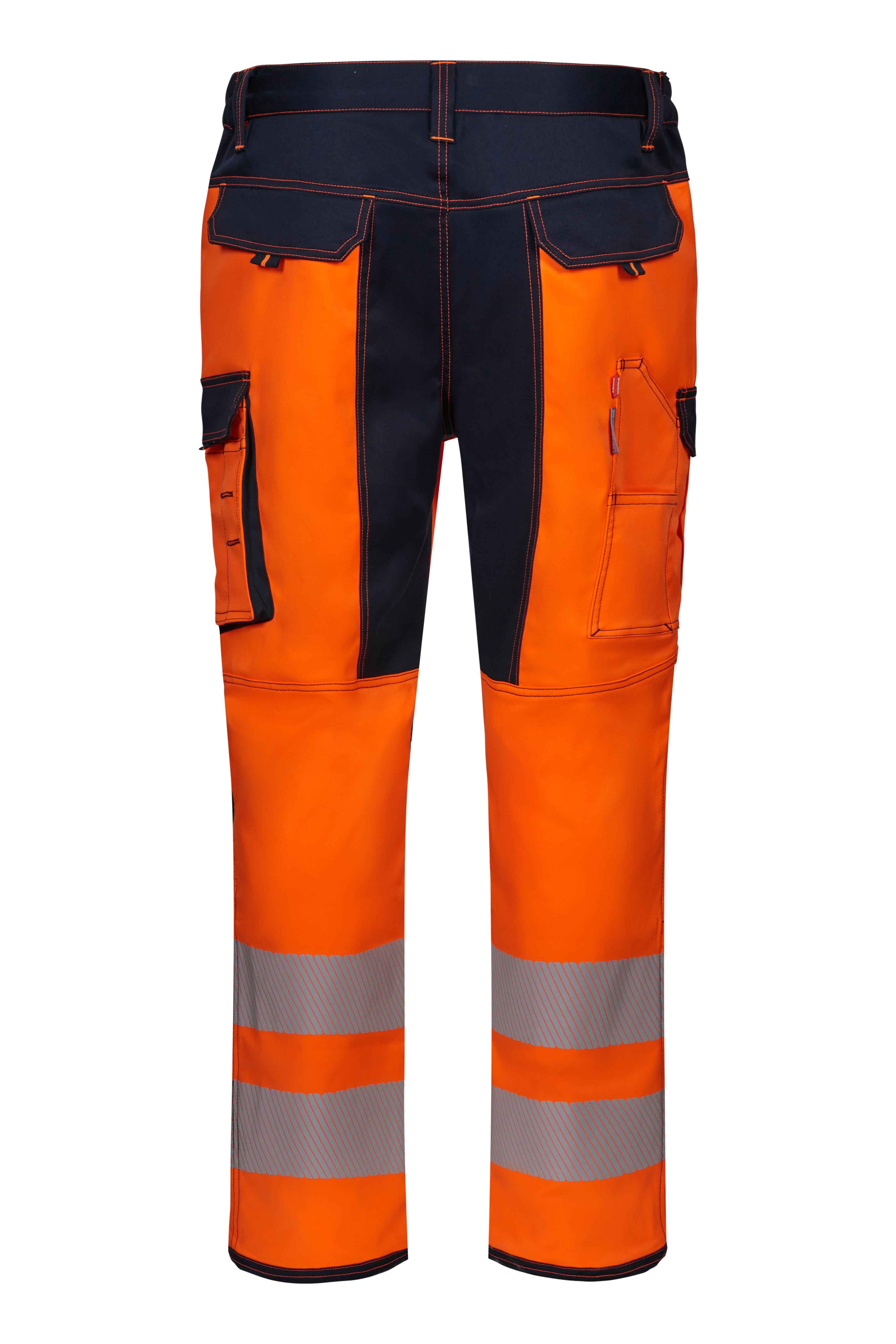 303010S.PANTALÓN STRETCH BICOLOR AV RS AZUL NAVY/NARANJA FLÚOR S