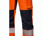 303010S.PANTALÓN STRETCH BICOLOR AV RS AZUL NAVY/NARANJA FLÚOR S