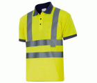 305502.POLO BICOLOR MC AV AZUL MARINO/AMARILLO FLÚOR 2XL