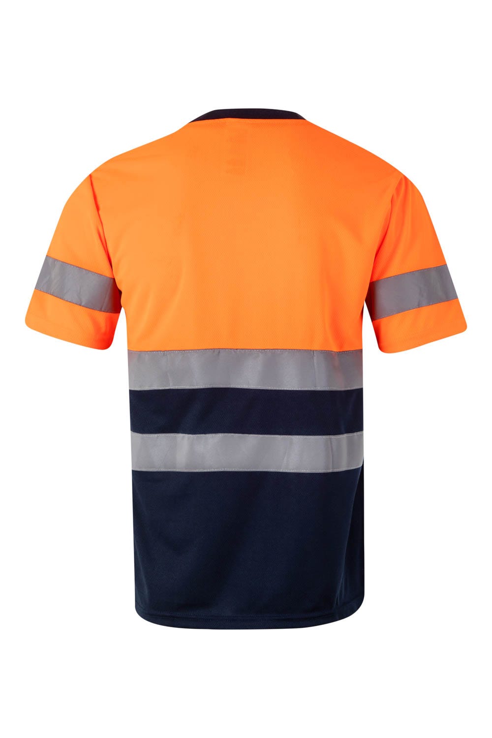 305506.CAMISETA TÉCNICA BICOLOR AV AZUL MARINO/NARANJA FLÚOR 2XL