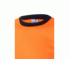 305506.CAMISETA TÉCNICA BICOLOR AV AZUL MARINO/NARANJA FLÚOR 2XL