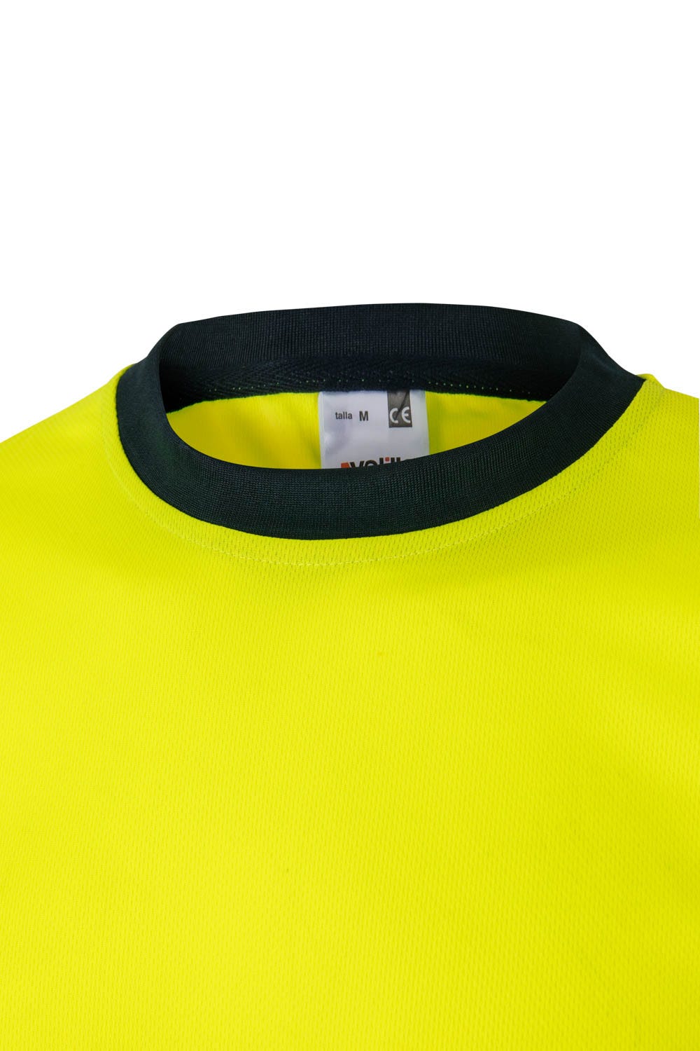 305506.CAMISETA TÉCNICA BICOLOR AV AZUL MARINO/AMARILLO FLÚOR 2XL