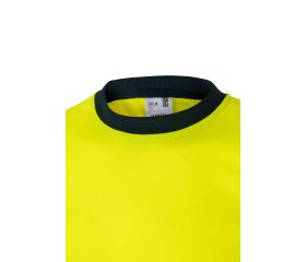 305506.CAMISETA TÉCNICA BICOLOR AV AZUL MARINO/AMARILLO FLÚOR 2XL