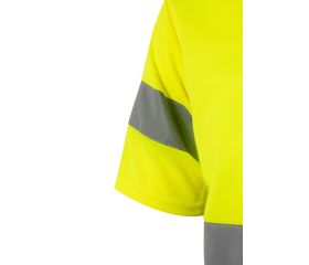 305506.CAMISETA TÉCNICA BICOLOR AV AZUL MARINO/AMARILLO FLÚOR 2XL