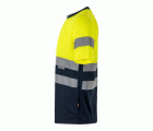 305506.CAMISETA TÉCNICA BICOLOR AV AZUL MARINO/AMARILLO FLÚOR 2XL