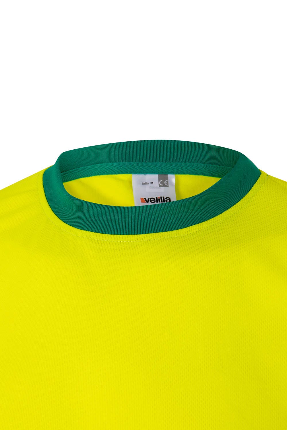 305506.CAMISETA TÉCNICA BICOLOR AV VERDE/AMARILLO FLÚOR 2XL