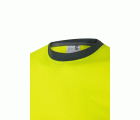 305506.CAMISETA TÉCNICA BICOLOR AV GRIS/AMARILLO FLÚOR 2XL