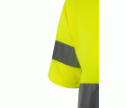 305506.CAMISETA TÉCNICA BICOLOR AV GRIS/AMARILLO FLÚOR 2XL